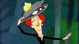 Hedda Hopper the Mad Hatter  Hanna Barberas Alice in Wonderland 1966 [upl. by Comras]