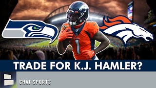 JUICY Seahawks Trade Rumors On Trading For Broncos Wide Receiver KJ Hamler  Seahawks Rumors [upl. by Claudetta]