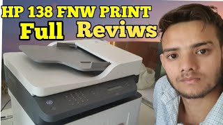 Hp Laser MFP 138 fnw Printer review in Hindi 2022 Complete tutorial in hindi hp 138 fnw Printer 🖨 [upl. by Torrie786]