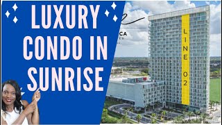 SUNRISE FLORIDA LUXURY CONDO TOUR  Metropica Luxury Condo [upl. by Nylicaj]