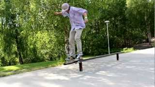 Fakie Bigspin Boardslide [upl. by Ijnek]