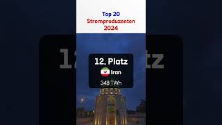 Top 20 Stromproduzenten 2024 [upl. by Randie]