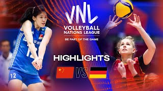 🇨🇳 CHN vs 🇩🇪 GER  Highlights Week 1  Womens VNL 2023 [upl. by Leciram]