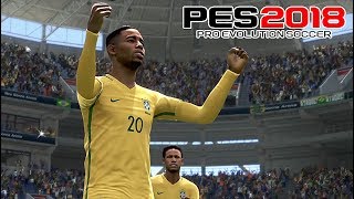 PES 2018 Gameplay  Tá bom O hype é real Beta Online [upl. by Phia]