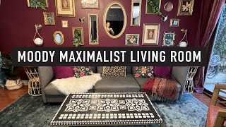 Eclectic Moody Maximalist Living Room Makeover ft Celeb Mary Lynn Rajskub [upl. by Berkman747]