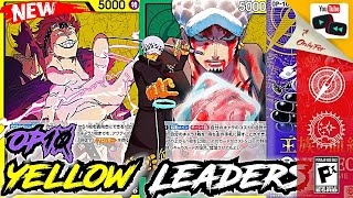 OP10 YELLOW Eustass Captain Kid amp Law Leaders Are Based  OP10 One Piece Card Game Royal Bloodlines [upl. by Goodrich]