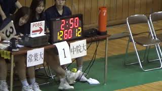 【大学バスケ】常葉大学 対 中部学院大学 第９５回東海学生バスケットボールリーグ戦 1部リーグ [upl. by Edmea649]