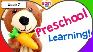 Preschool learning videos for 2 year olds  Kids learning  Boey Bear Circle Time [upl. by Aisila541]