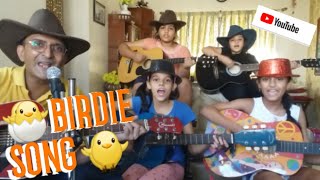 Birdie song  Chicken song  Birdie Dance  Guitar lesson  lyrics and chords [upl. by Ciryl]