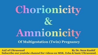 Chorionicity and Amnionicity in Twins A2Z of Ultrasound [upl. by Marjie]