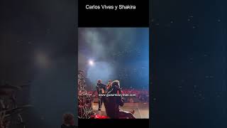 Shakira y Carlos Vives cantando y bailando LA BICICLETA en el escenario CarlosVives Shakira [upl. by Ulane]