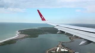 Cloudy Landing at Istanbul  Turkish Airlines A321 NEO  4K 60FPS HDR [upl. by Courtland]