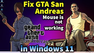 How to Fix GTA San Andreas Mouse is not working  Windows 11 [upl. by Iblehs141]