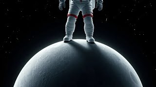 Astronaut Walking on the Moon AI Art Animation Video  Astronaut Moon Walk Shorts astronauts moon [upl. by Eilyac971]