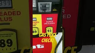 Gas price check NJ Full serve gas gasprices what are prices your way inflation shortsfeed [upl. by Pam]