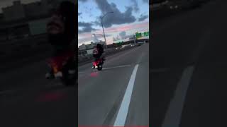 Rod Wave was recently spotted popping wheelies on a motorcycle 😳 fypシ゚ rodwave motorcycle [upl. by Bonacci]