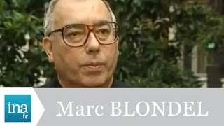 Marc Blondel quotLe mécontentement de la fonction publiquequot  Archive INA [upl. by Agnes]