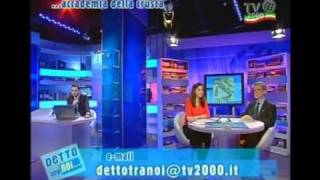 Luca Serianni a Detto tra noi TV2000 [upl. by Catha]