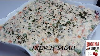 FRANCUSKA SALATA FRENCH SALAD [upl. by Florry]