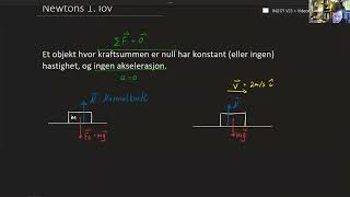 Mekanikk 12  Newtons lover [upl. by Ashli]