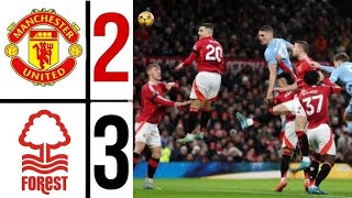 Quick reaction to Manchester United 2  3 Nottingham Forest  Shambles [upl. by Nosreffej708]