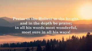 Hymn 446 Praise to the Holiest in the height [upl. by Hartley970]