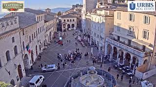 Assisi Live Webcam Piazza del Comune [upl. by Aicercul]