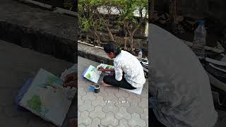 Adasa landscape activity💥👍ArtLineZoneadasa ganesh landscape subscribe saoner [upl. by Eille]