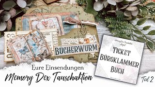 Junk Journal  deutsch  Eure Einsendungen für August Teil 2  memodexparty [upl. by Skoorb]