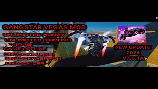 GANGSTAR VEGAS 2024 UPDATE APK MOD UNLIMIDTED MONEYGEMS VIP 10 701a GAME OFFLINE [upl. by Ordnajela]