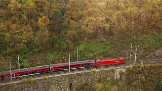 Herbstimpressionen 2o24 1 drohnenvideo an der Brennerbahn dronefootage [upl. by Luamaj]