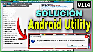 Solucion Android Utility No SCARD Edition  V114 Descargar E Instalar Android Utility [upl. by Ansaev]