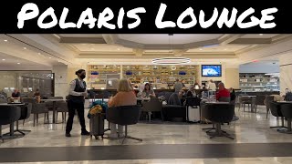 A quick exploration of the luxurious United Polaris Lounge in Washington IAD Dulles Airport [upl. by Suhpesoj657]