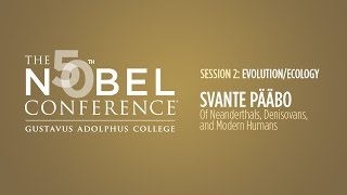 Svante Pääbo at Nobel Conference 50 [upl. by Dustan]