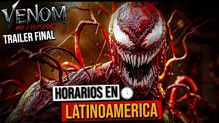 VENOM 3 Trailer Final Estreno  HORARIOS en LATINOAMERICA [upl. by Eniamahs]