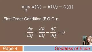 ECON 101 Calculus Ver  How a Competitive Firm Maximizes Profit [upl. by Aisad]