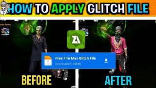 How To Apply Glitch File In Free Fire  How To Apply Glitch File In Free Fire Max  Glitch File FF [upl. by Malony]