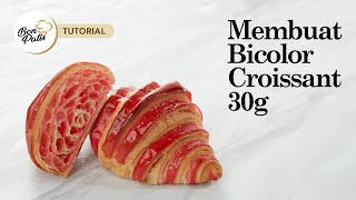 Bon Patis  Tutorial Membuat Bicolor Croissant 30Gr [upl. by Keynes]