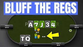 How to Bluff the Regs Advanced Poker Strategy [upl. by Weibel]