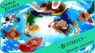 Butterfly  Digimon 『Chorus Español 15人』 [upl. by Gottlieb]