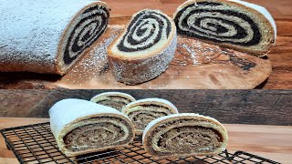 Amazing Walnut and Poppy Seed Rolls  Strudel  Delicious Recipes [upl. by Lleuqar821]