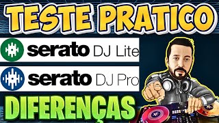 SERATO DJ LITE DIFERENÇAS NA PRATICA COM O SERATO DJ PRO [upl. by Lesak]