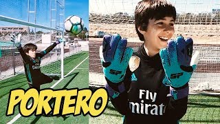 FUTBOL REAL CON NUEVOS GUANTES DE PORTERO SP ICONIC [upl. by Trudie]