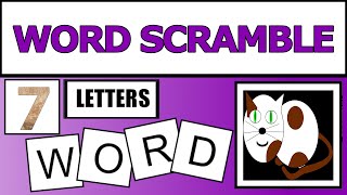 Scrambled Words Games  Jumbled Word Game  Guess the Word Game  Word Scramble  SW Scramble [upl. by Borman]