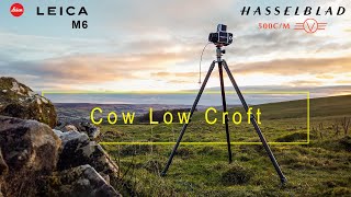 HASSELBLAD 500CM Landscape Photography at Cow Low Croft in the Peak District [upl. by Ahsaenat]