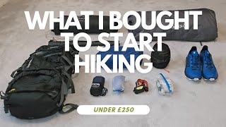 The Essential Budget Gear I Bought to Start Hiking [upl. by Masson43]