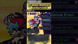 GF Mode Update FREEPLAY ANIMATIONS 😭 FNF [upl. by Acirat532]