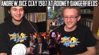 Andrew Dice Clay 1987 At Rodney Dangerfields  REACTION ft Luke Martino [upl. by Ludie738]