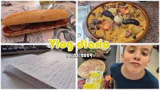 ▶️ Vlog Diario  RECETA DE ARROZ AL HORNO  DÍA TRANQUILO  Vida real [upl. by Nykal]