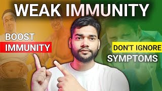 Weak Immune System Symptoms and Causes  Boost Immunity  Weak Immunity ✅ [upl. by Mellins438]